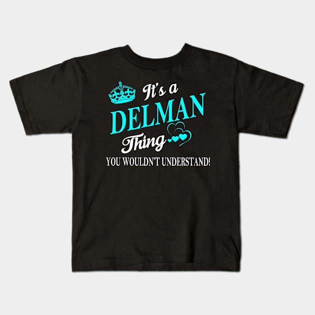 DELMAN Kids T-Shirt by Esssy